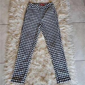 Plaid Dickies Pants‎ Size 0 Plaid Black WhitePre-owned-Academia-